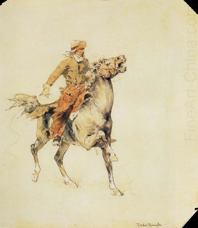 Frederic Remington The cowboy china oil painting image